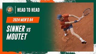 Sinner vs Moutet Round 4 Head to Head | Roland-Garros 2024