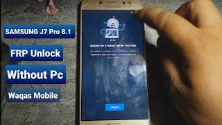 Samsung Galaxy j7 pro SM-j730G 8.1 FRP Unlock / Bypass Google Account without pc By Waqas Mobile