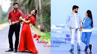  Aditya  Kalyani's Fairytale Love Story | Magical Pre-Wedding Highlights | Kadallale Song 