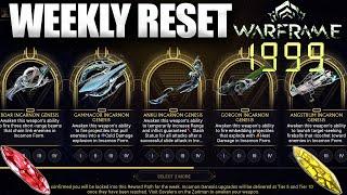 Warframe 1999 Week! Warframe Weekly Reset!