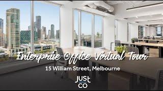 Virtual Tour of JustCo Enterprise Office at William Street, Melbourne, Australia