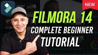 New Filmora 14 Complete Video Editing Tutorial