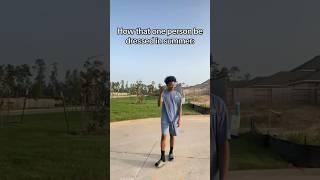 How that one person be dressed in the summer #shorts