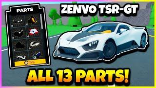 ALL *13 ZENVO PART LOCATIONS* in CAR DEALERSHIP TYCOON! (SCAVENGER HUNT 2024) [ROBLOX]