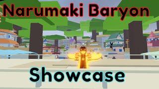 Narumaki Baryon Mode *Showcase* IN Shindo Life... [Fan-made] | ROBLOX