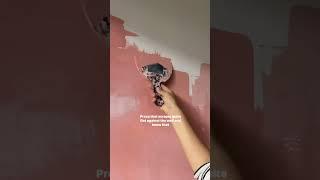 How to Paint a Faux Plaster Wall!! #diy