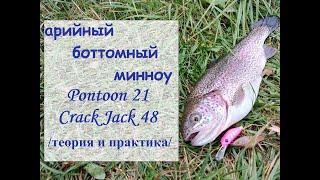 арийный боттомный минноу Pontoon 21 Crack Jack 48 (теория и практика)