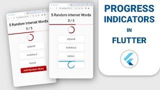  Linear and Circular Progress Indicators - Flutter Tutorial