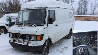 Mercedes-Benz T1 309D OM617 Diesel Hard cold start Холодный запуск -13*C