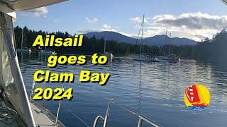 Ailsail goes to Clam Bay 2024-Day 1