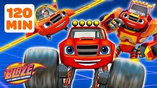 Blaze Transforms into a SPACESHIP Monster Machine!  | 2 Hours | Blaze and the Monster Machines