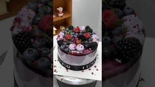 Immersive cake making | Blueberry cake tutorial ️ Desserts heal everything Who knows how delicious
