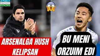 RASMAN ABBOS ARSENAL FUTBOLCHISI TRANSFER NARXI QANCHA BOLDI ABBOS ENDI ARSELANDA OYNAYDI