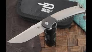 Складной нож Bestech Knives Supernova, сталь Bohler M390, рукоять серый титан