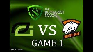 Virtus Pro vs OpTic #1 bo3 The Bucharest Major, 10.03.2018