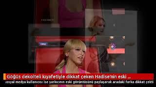 Hadise göğüs dekoltesi ile dikkatleri üzerine çekiyor