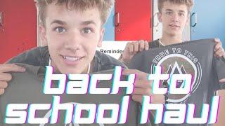 Rhett's Back To School shopping and haul | Teen Boy Clothes | 11th Grade The LeRoys