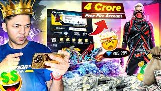 India's Richest Free Fire ID Worth 4 Crore Rupees