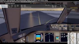 Prepar3D v4.1  SVMI (Maiquetia) - EDDF (Frankfurt/Main)  PMDG 777F FS2Crew Voice Control Landing