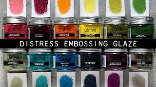 Tim Holtz Distress Embossing Glaze Colors