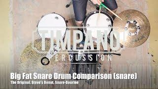 Big Fat Snare Drum Comparison (on snare): The Original, Steve's Donut, Snare-Bourine