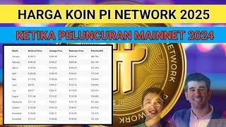 HARGA KOIN PI NETWORK 2025 KETIKA PELUNCURAN MAINNET PI NETWORK 2024 | PI NETWORK HARI INI