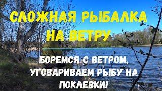 Сложная рыбалка на ветру