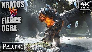 Kratos Vs Fierce Ogre - God Of War 4 (2018) Gameplay #41