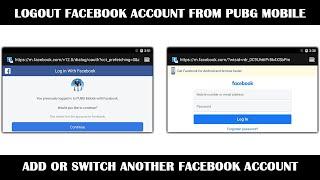 How To Logout Facebook Account From PUBG Mobile In Gameloop Emulator | 100% Real Working Method 2024