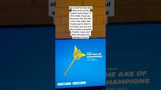 Tutorial on how to get the FNCS Pro AM Axe of champions pickaxe in Fortnite.(NO CLICKBAIT)#fortnite