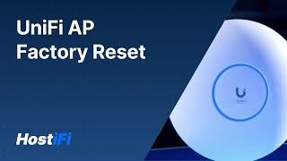 UniFi - How to factory reset an access point