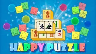 Happy Puzzle game  Get 3 games in 1: play Bubble Shooter, Mahjong and Match 3 puzzles!