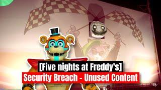 Five nights at Freddys: Security Breach, Unused Content for Monty's Mini Golf