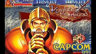 Knights of the Round arcade Level 7 Hardest King Arthur no miss 18:37 Speedrun