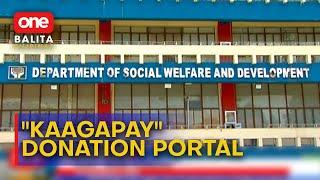 DSWD, inilunsad ang "Kaagapay" donation portal | One Balita Pilipinas