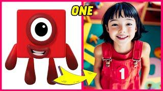 Personajes de NUMBERBLOCKS como humanos   2TB Quiz