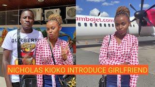 MAPENZI  NICHOLAS KIOKO INTRODUCE BEAUTIFUL GIRLFRIEND! FIRST FLIGHT EVER