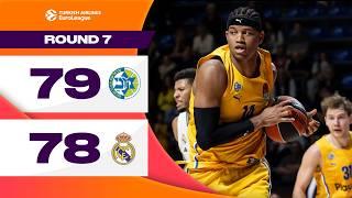 Dramatic 0.1 SECOND victory | Maccabi - Real Madrid | BASKETBALL HIGHLIGHTS R7 2024-25