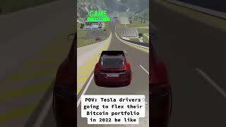 POV: Tesla drivers on their way to flex their Fresh Tesla and Bitcoin money | BeamNG clips