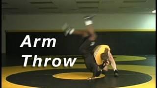 Blocked Shot To Arm Throw - Cary Kolat Wrestling Moves