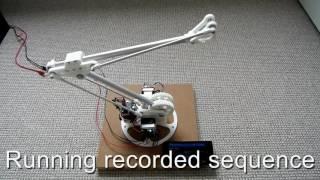uStepper Robot arm teach demo