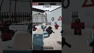 GiHun Got the Gun, Even Frontman is Scared ️ Squid Game / Shrimp #shorts #roblox #squidgame