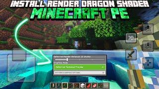 How to Enable Render Dragon Shaders in Minecraft PE | How to Install Render Dragon Shaders in MCPE