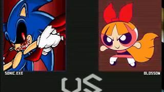 mugen sonic exe vs blossom