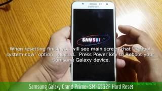 Samsung Galaxy Grand Prime+ SM-G532F Hard Reset