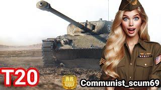 T20 Showdown: Destruction and Firepower in WOT | World of Tanks Best Replays