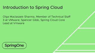 Introduction to Spring Cloud