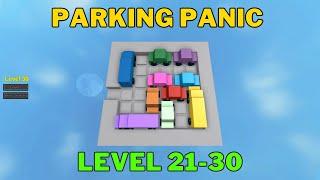 Roblox Parking Panic Full Walkthrough [21 To 30 Level] Advanced Solution