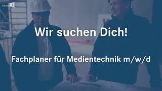 Fachplaner Medientechnik (m/w/d) für Audio-, Video- und Konferenztechnik gesucht