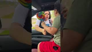 Mom & dad steal sons giant lollipop #shorts